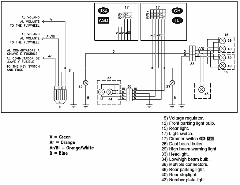 Voltage Regulator wiring help needed - '02 sr50 Ditech
